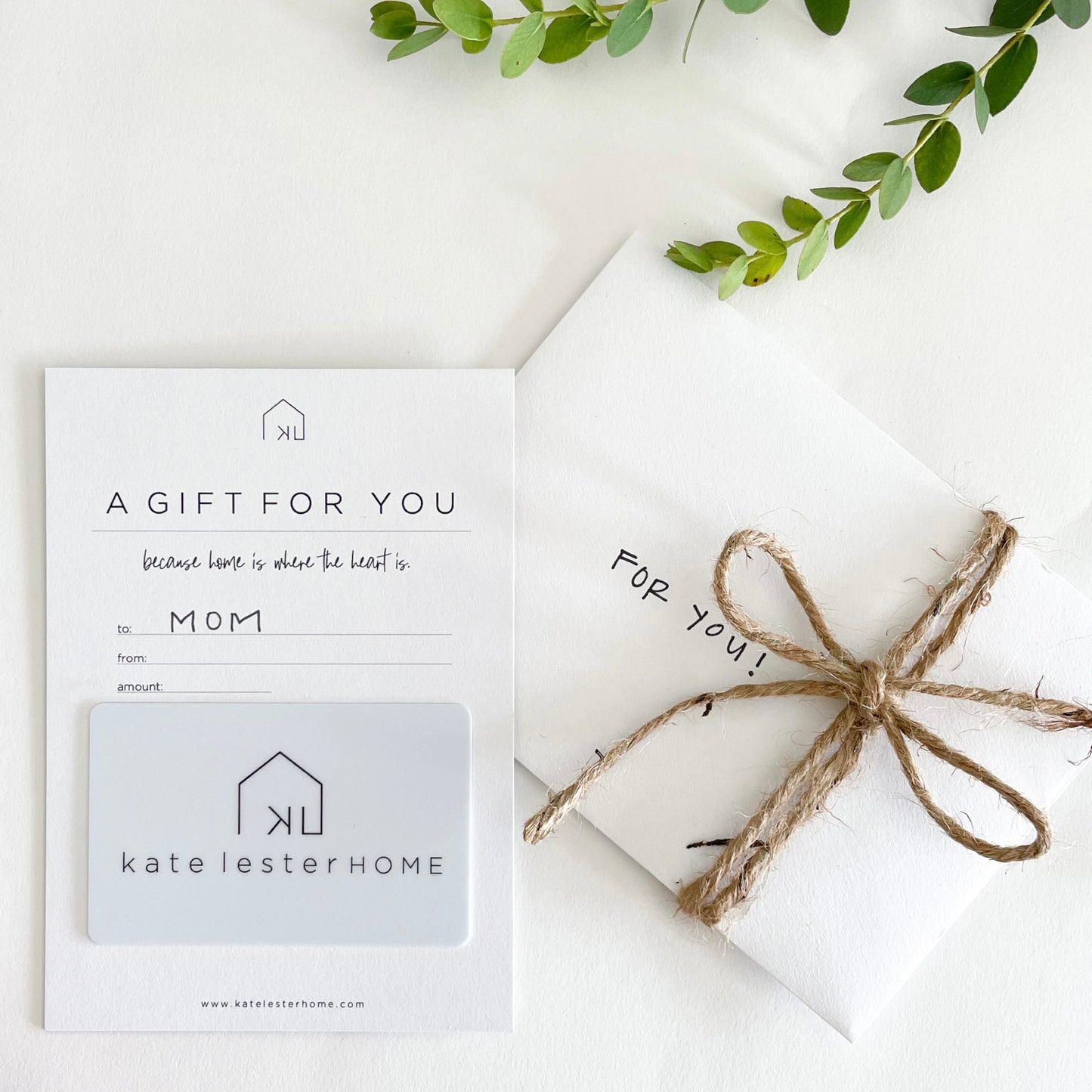 kate lester HOME Gift Card